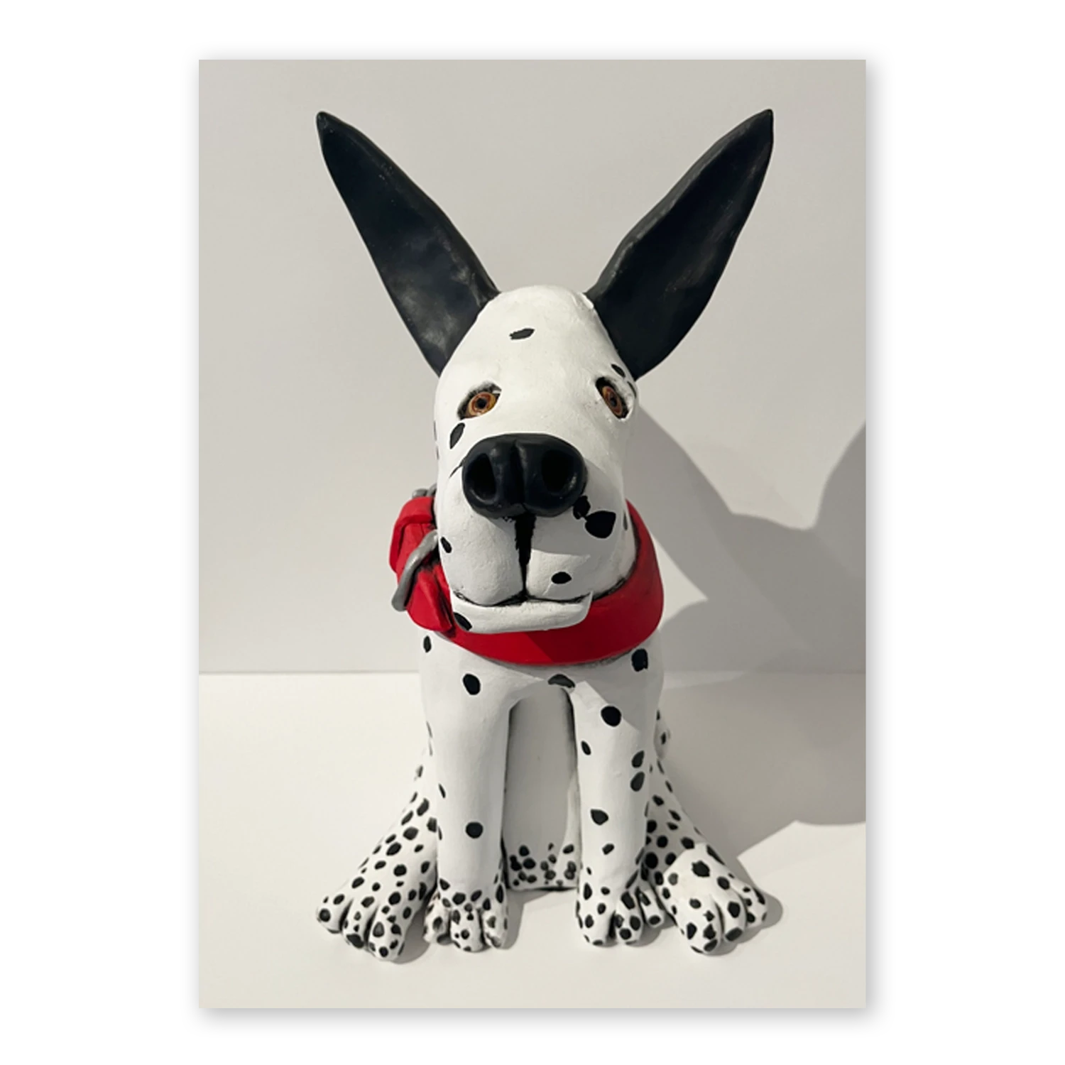 "Spot I" with red collar