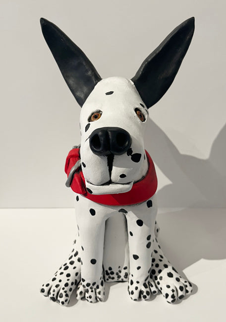 "Spot I" with red collar