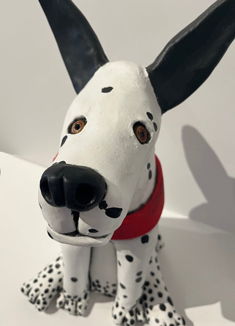 "Spot I" with red collar