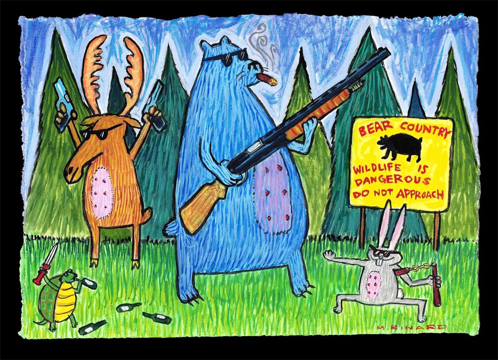 Beware Of Wildlife