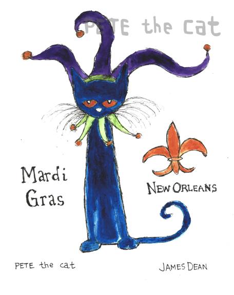 Pete Enjoying Mardi Gras by James Dean