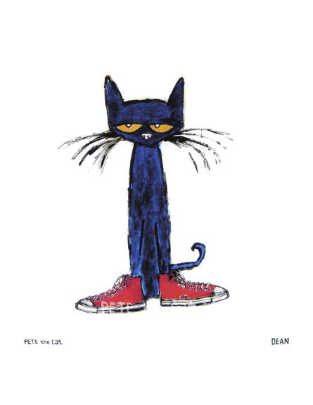 Pete Wearing His Red Shoes