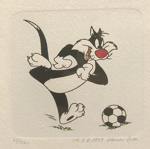 Sylvester & Soccer Ball Print