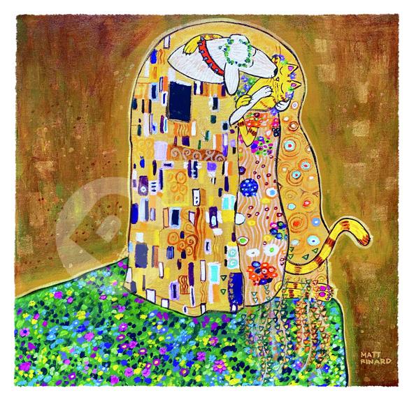 The Kiss print by Matt Rinard