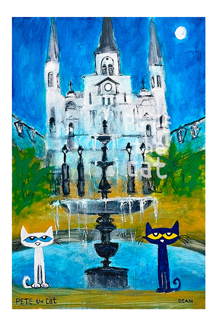 Pete & Callie in Jackson Sq print
