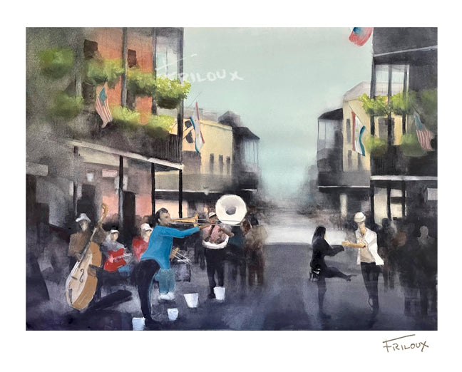 French Quarter Band & Dancers by Sean Friloux