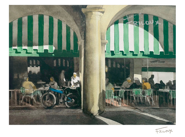 Outside of Cafe Du Monde by Sean Friloux