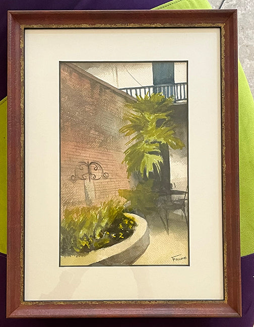French Quarter Courtyard by Sean Friloux