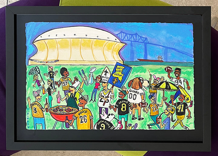 Scrim: Superdome illustration original