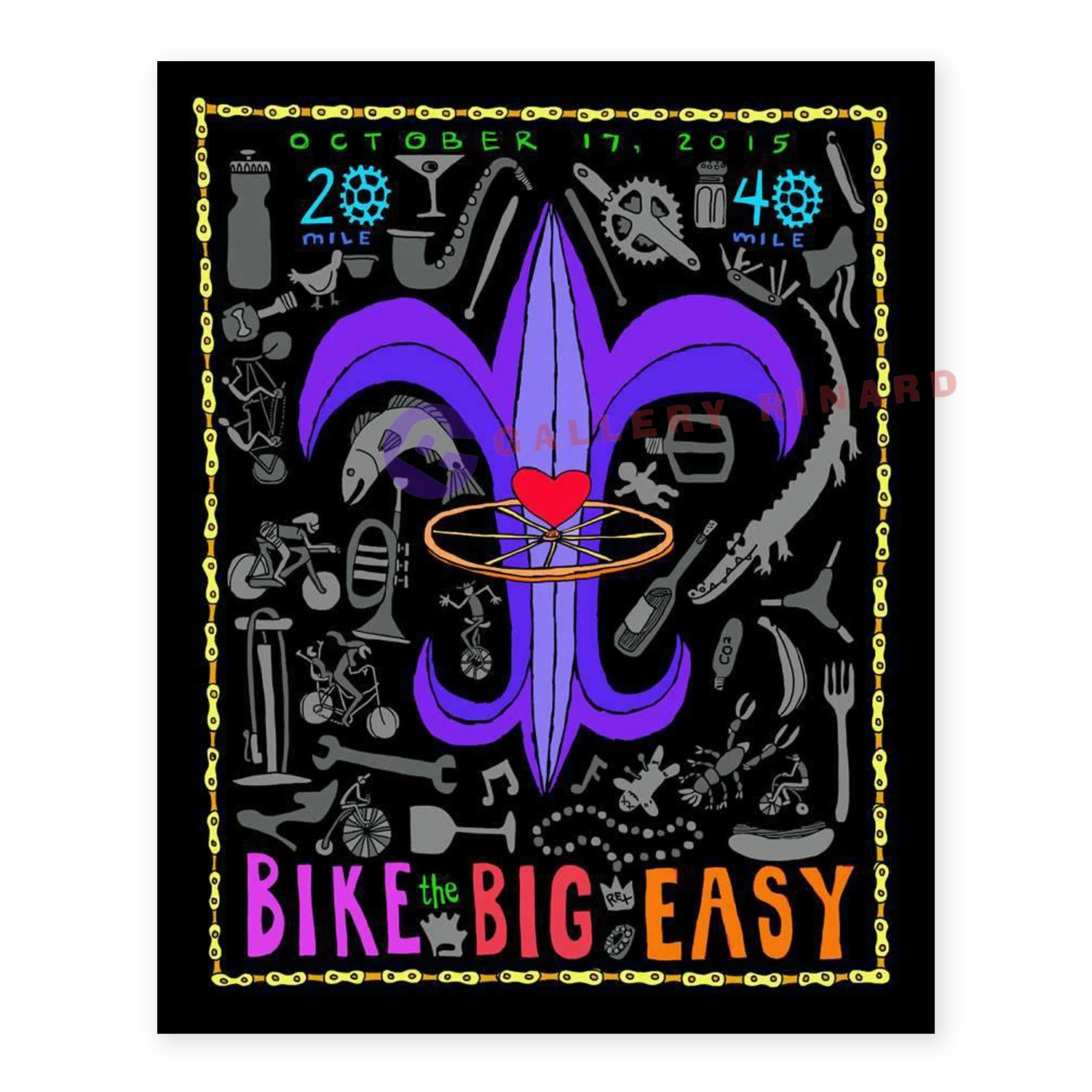 Bike the Big Easy Poster