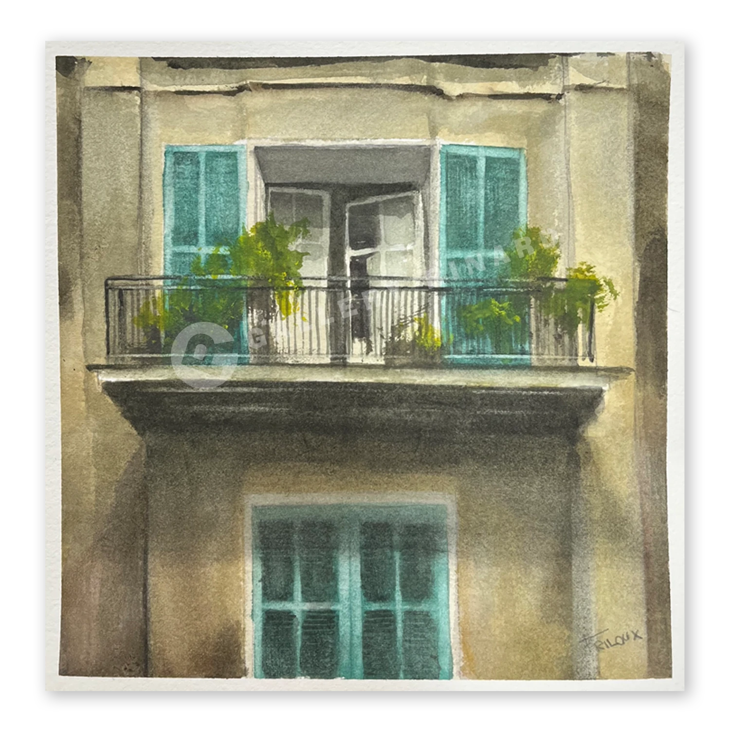 French Quarter Windows by Sean Friloux