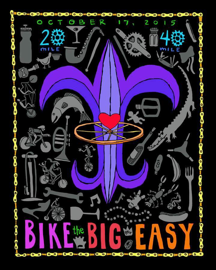 Bike the Big Easy Poster
