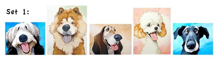 Dog Card Set 1 by Georg Williams