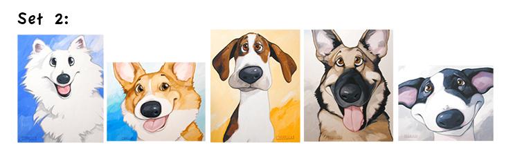 Georg Williams Dog Cards Set 2