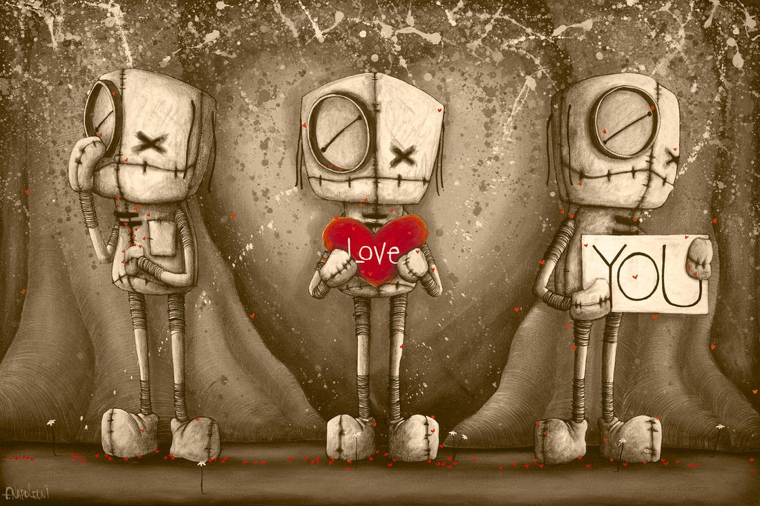 I Love You - Sepia