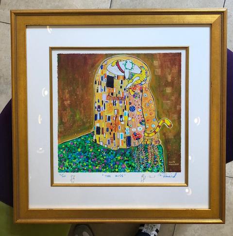 The Kiss print by Matt Rinard
