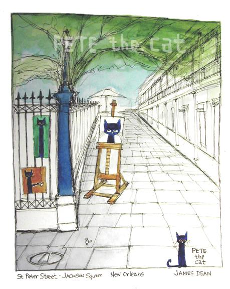 Jackson Sq. Art by James Dean