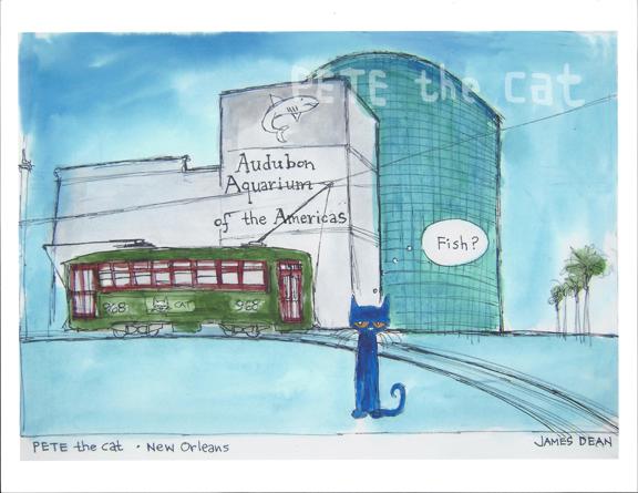 Pete Visits The New Orleans Aquarium by James Dean