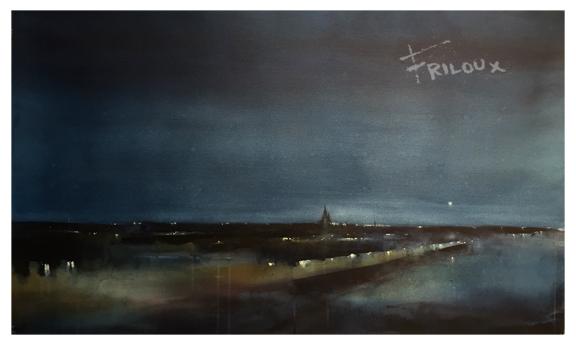 River Night Scene by Sean Friloux