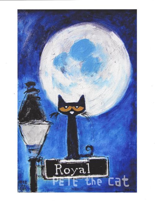 Pete on Royal St with Moon
