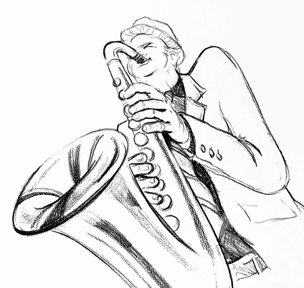 Sax Sketch