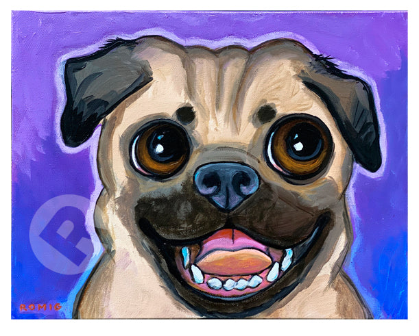 Smiley the Pug