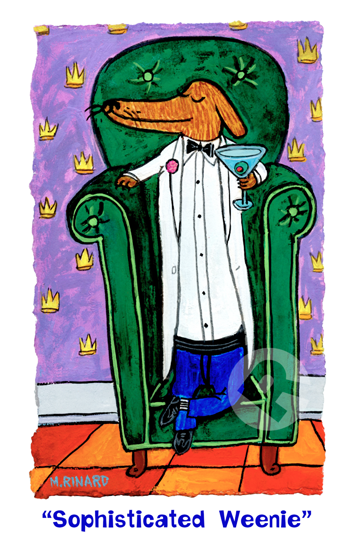 Sophisticated Weenie Print