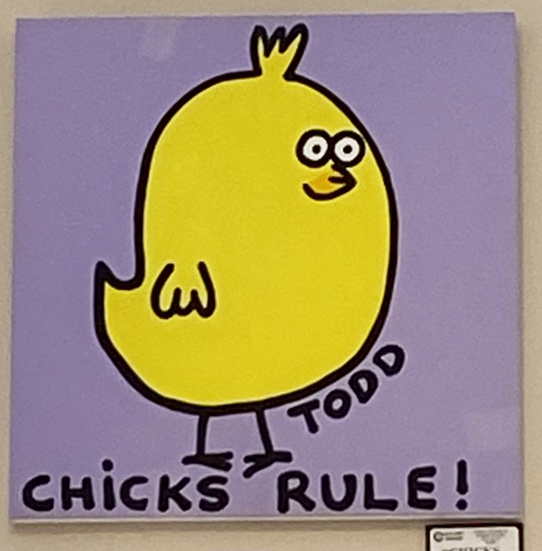 Chicks Rule Original by Todd Goldman